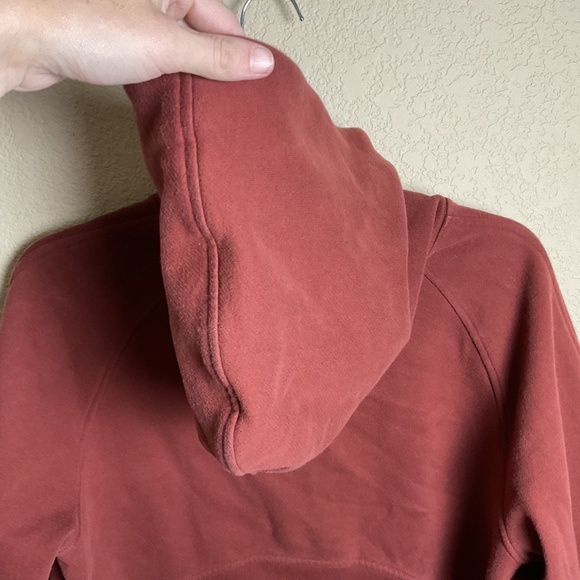 CRZ Yoga Womens Small Cropped Fleece Lined Half Zipper Funnel Neck Hoodie - Picture 7 of 7